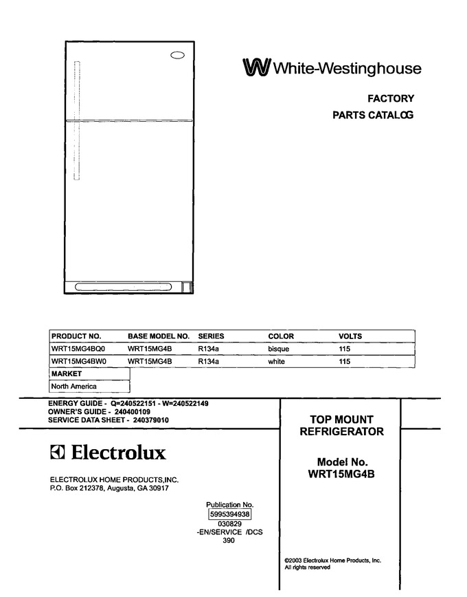 Diagram for WRT15MG4BW0