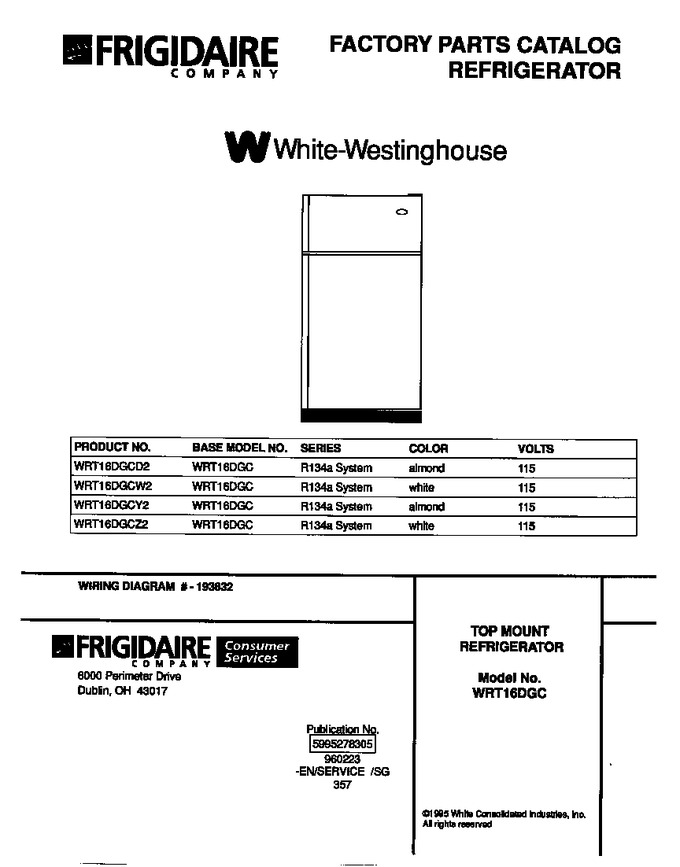 Diagram for WRT16DGCY2