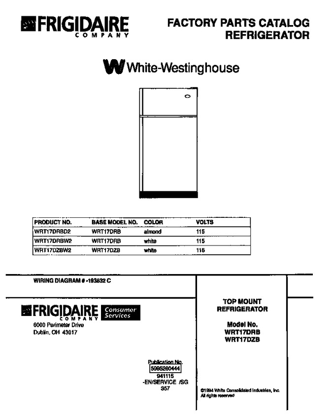 Diagram for WRT17DRBW2