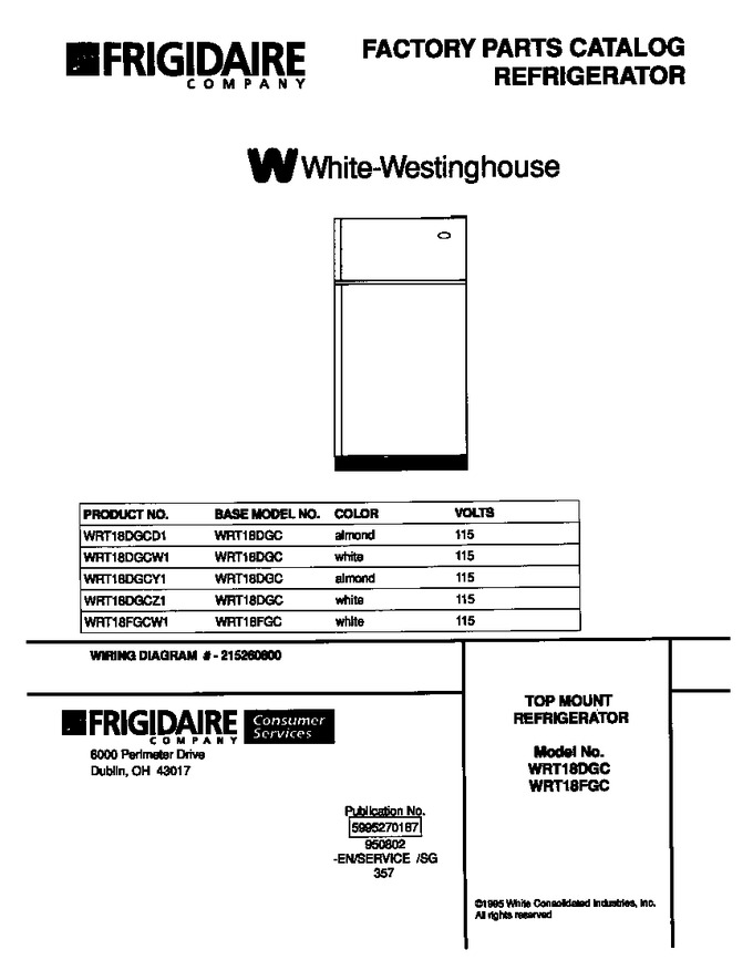 Diagram for WRT18FGCW1