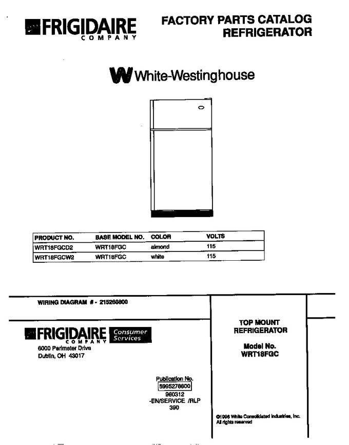 Diagram for WRT18FGCD2