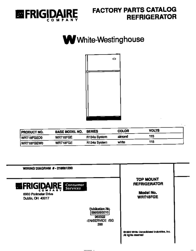 Diagram for WRT18FGED0