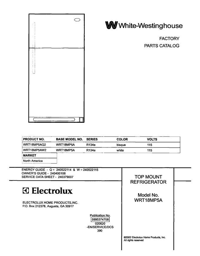 Diagram for WRT18MP5AQ2