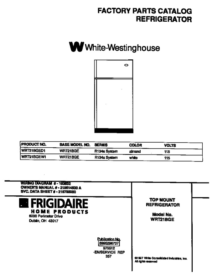 Diagram for WRT21BGEW1