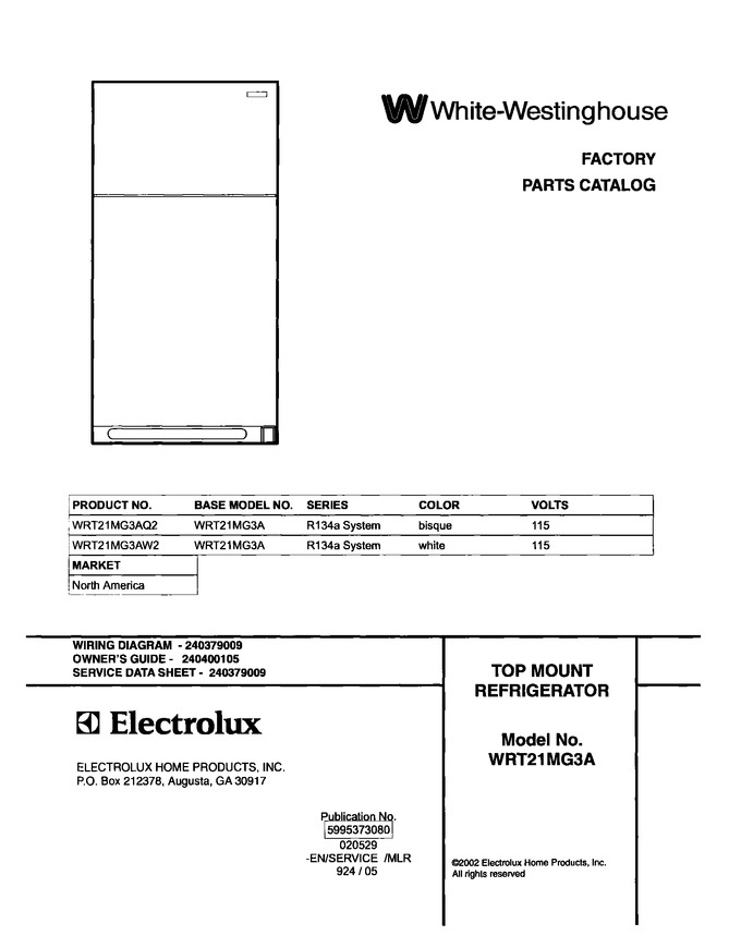 Diagram for WRT21MG3AW2