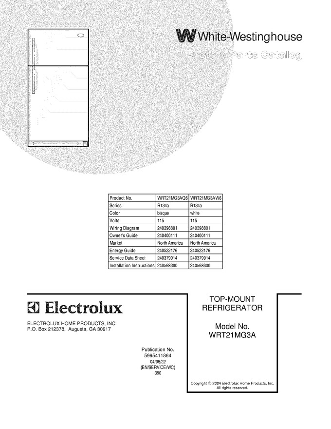 Diagram for WRT21MG3AW6