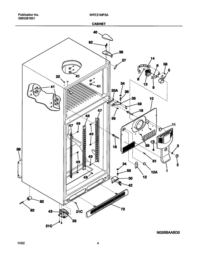 Diagram for WRT21MP5AB4