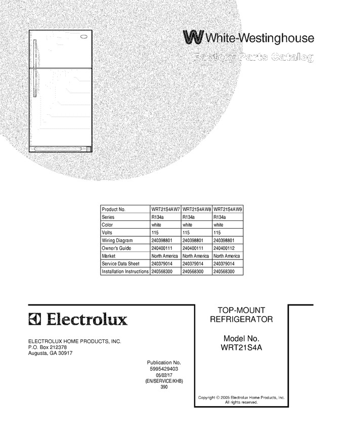 Diagram for WRT21S4AW8