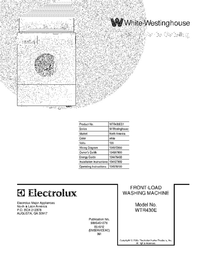 Diagram for WTR430ES1