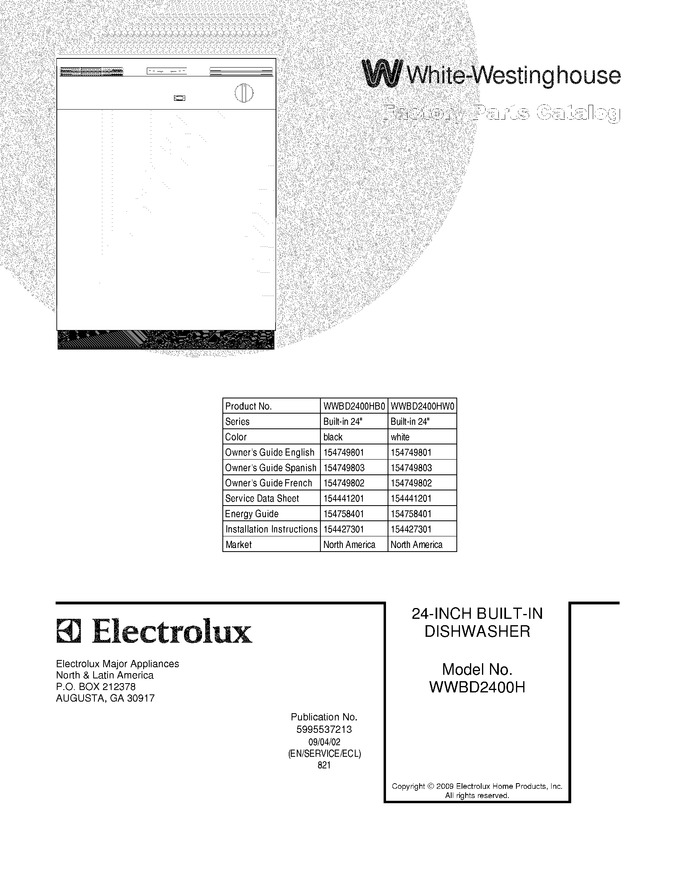 Diagram for WWBD2400HB0