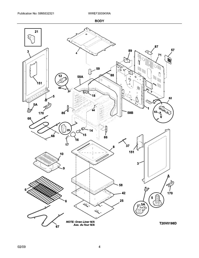 Diagram for WWEF3005KWA