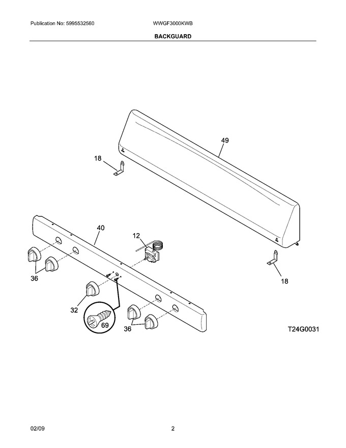 Diagram for WWGF3000KWB