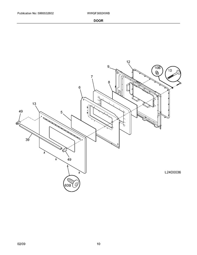 Diagram for WWGF3002KWB