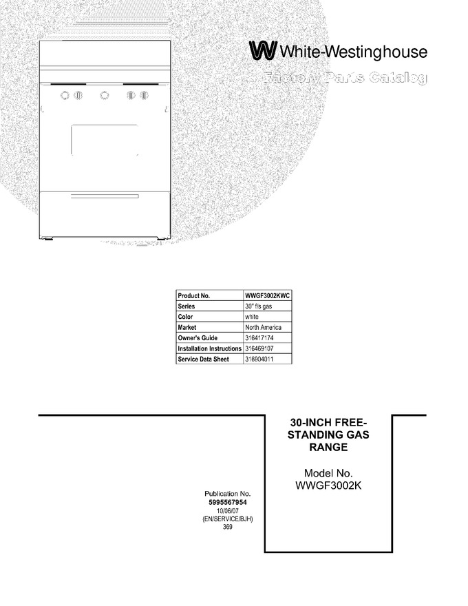 Diagram for WWGF3002KWC