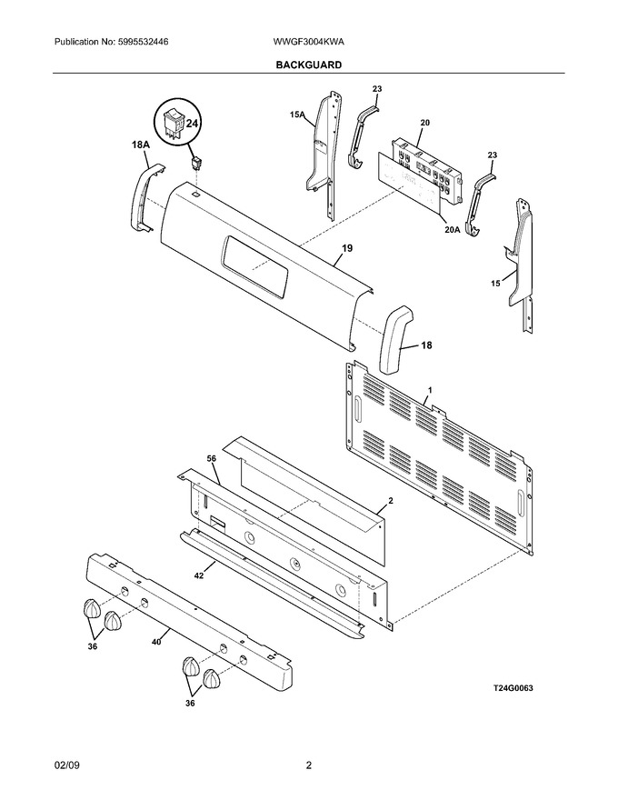Diagram for WWGF3004KWA