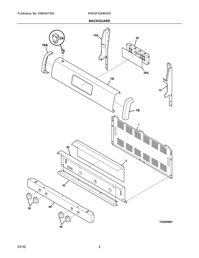 Diagram for WWGF3004KWD