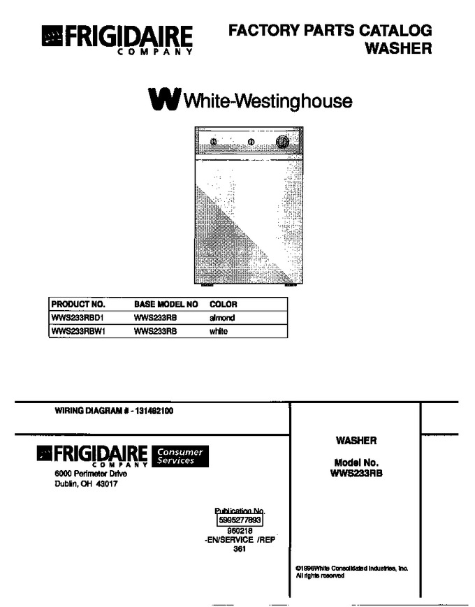 Diagram for WWS233RBW1
