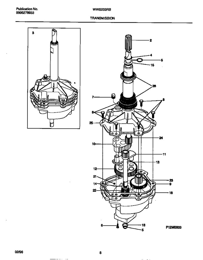 Diagram for WWS233RBW2