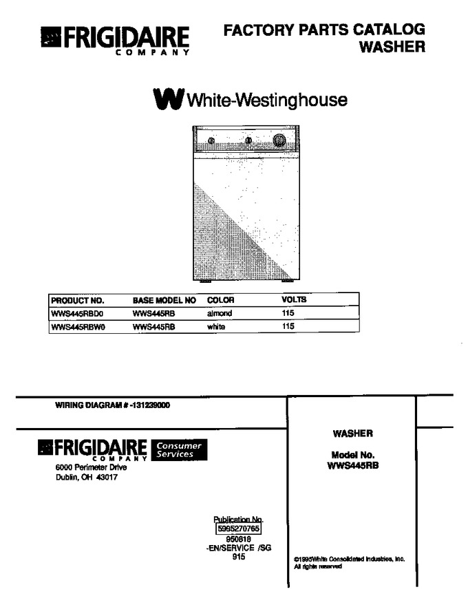 Diagram for WWS445RBD0