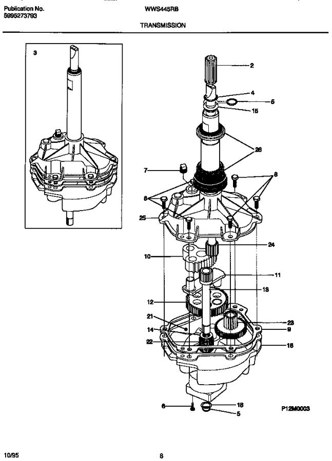 Diagram for WWS445RBW2
