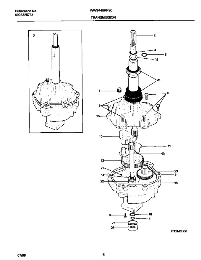 Diagram for WWS445RFS0