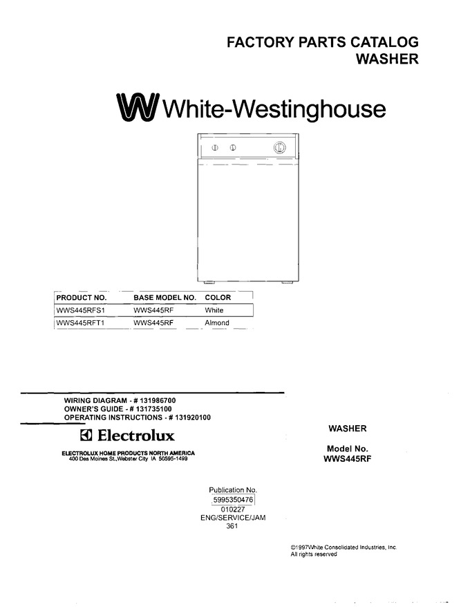 Diagram for WWS445RFS1