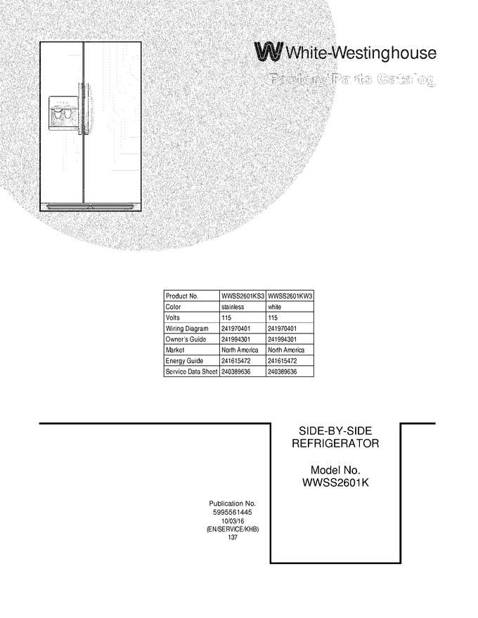 Diagram for WWSS2601KW3