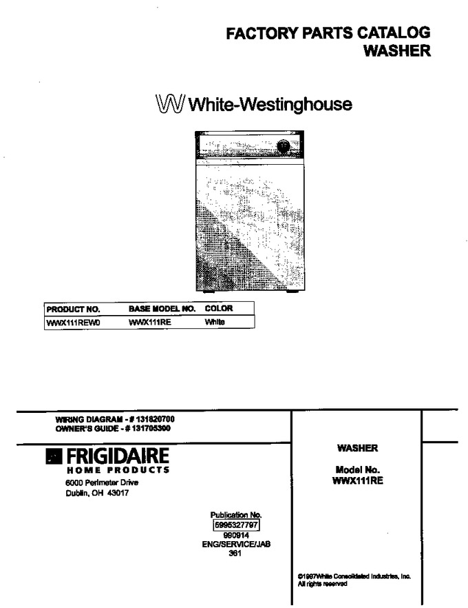 Diagram for WWX111REW0