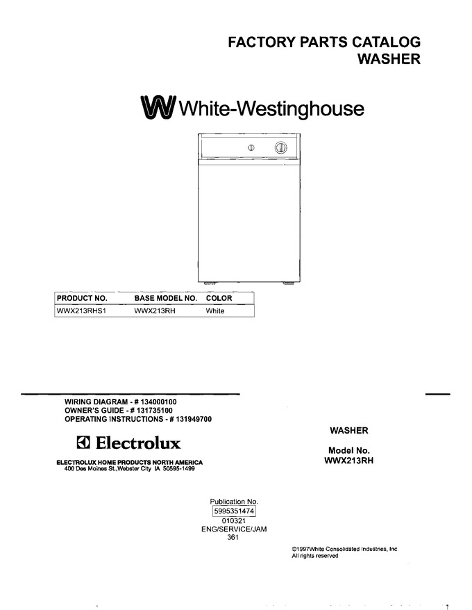 Diagram for WWX213RHS1