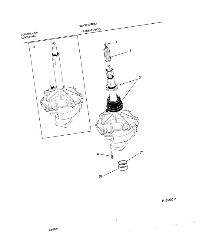 Diagram for WWX213RHS1