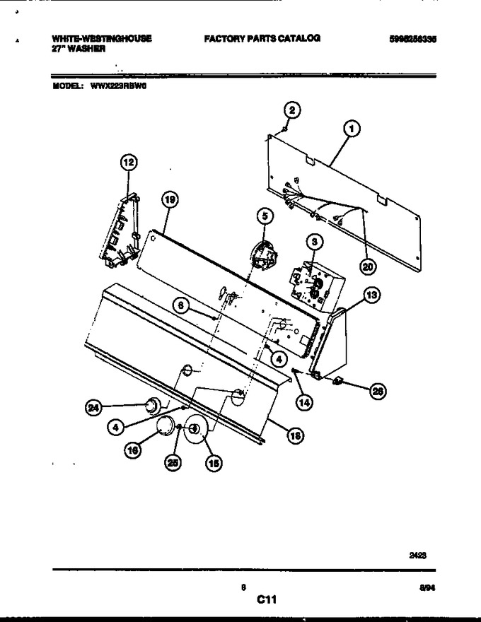 Diagram for WWX223RBD0