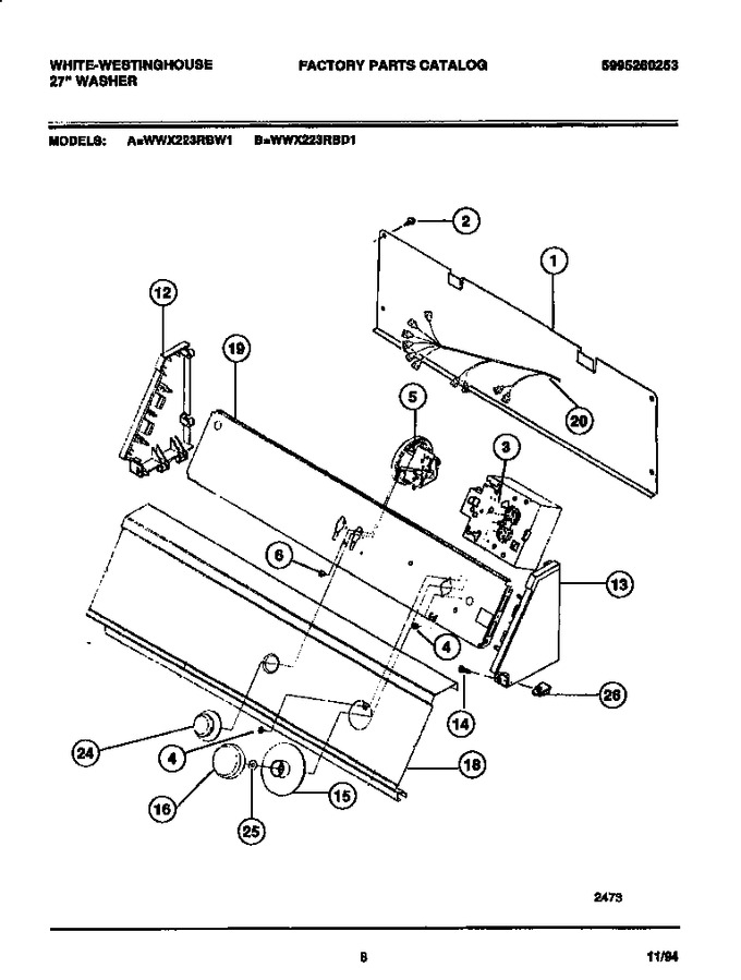 Diagram for WWX223RBW1