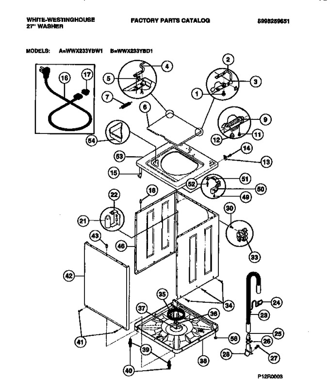 Diagram for WWX233YBW1