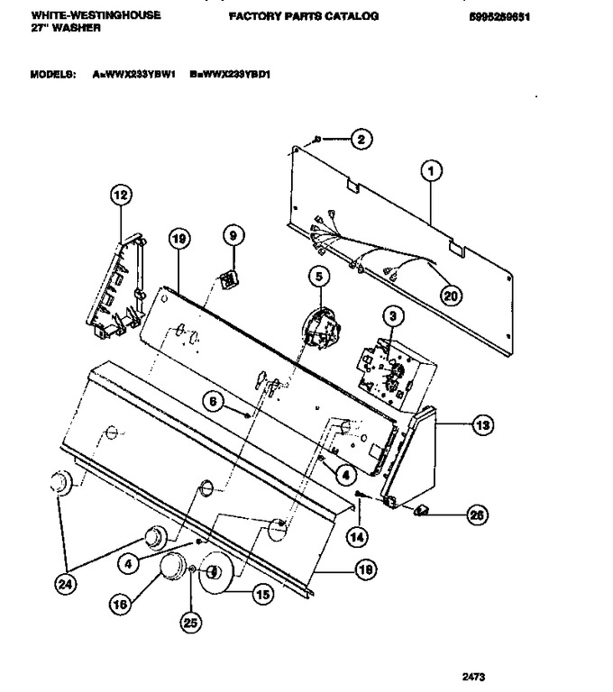 Diagram for WWX233YBW1