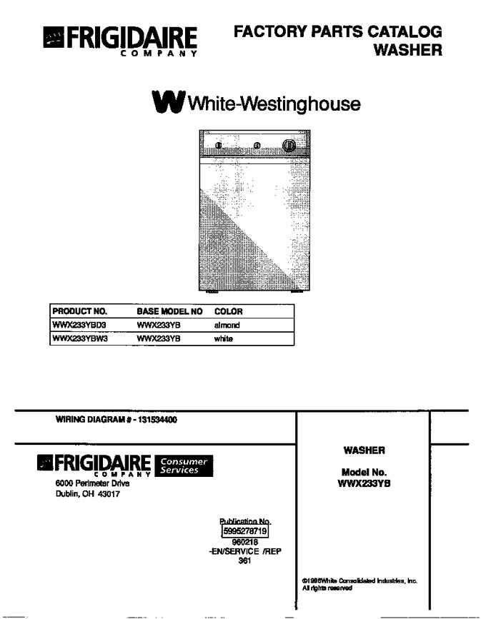 Diagram for WWX233YBW3