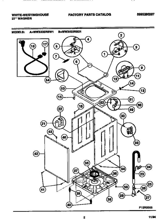 Diagram for WWX433RBW1