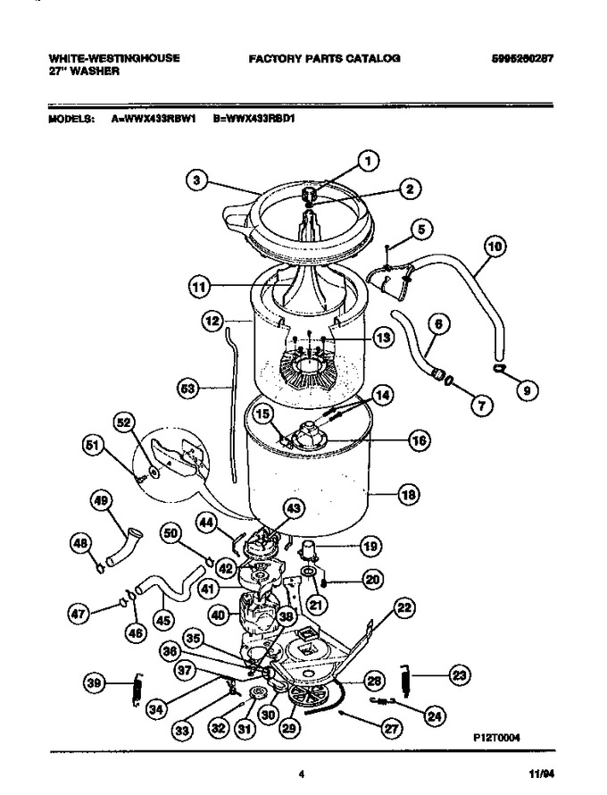 Diagram for WWX433RBW1