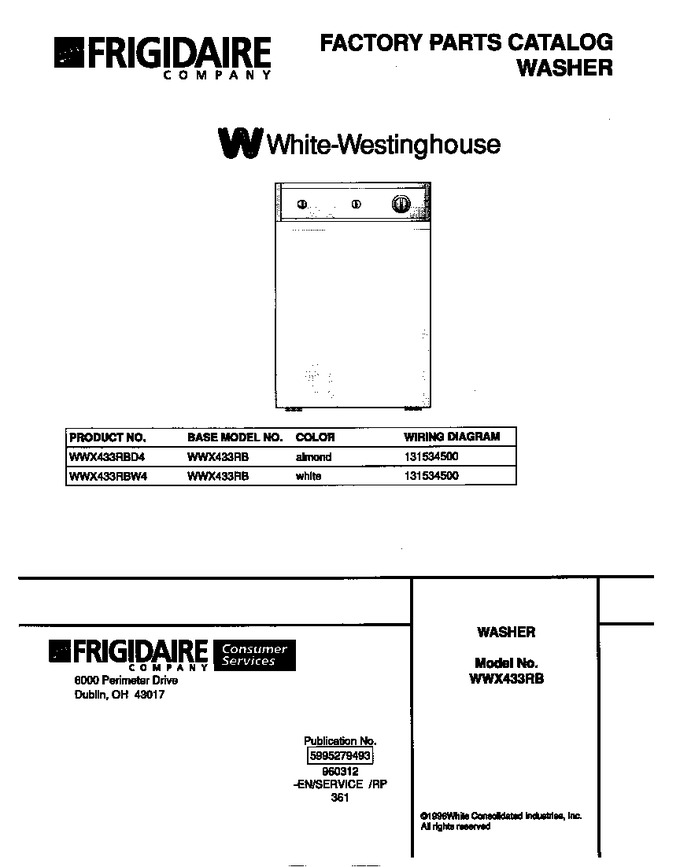 Diagram for WWX433RBD4