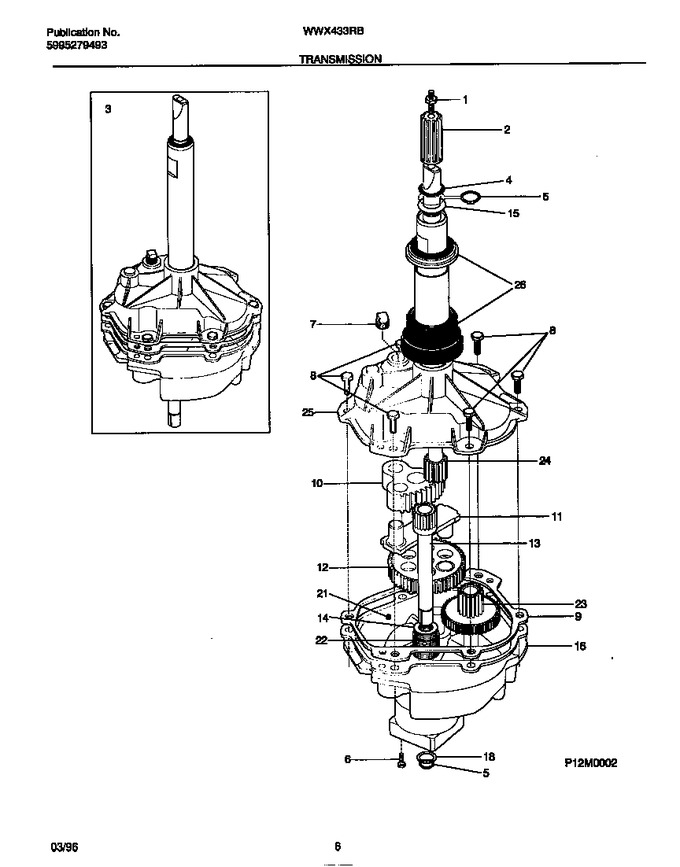 Diagram for WWX433RBW4