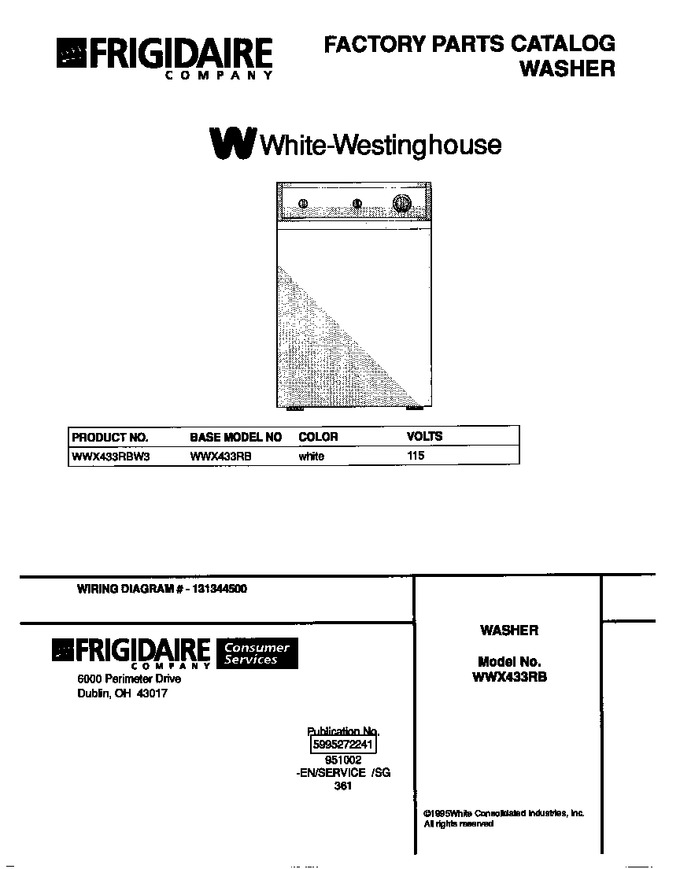 Diagram for WWX433RBW3