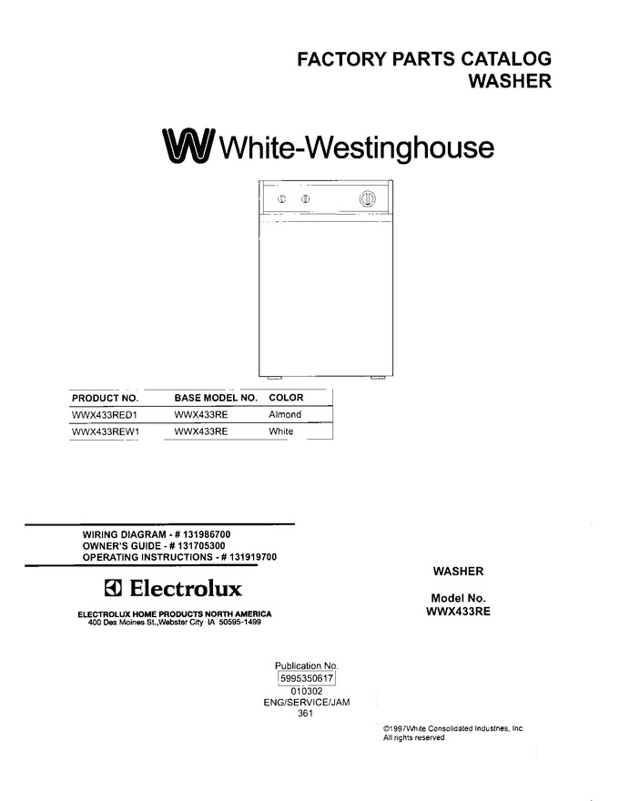 Diagram for WWX433REW1