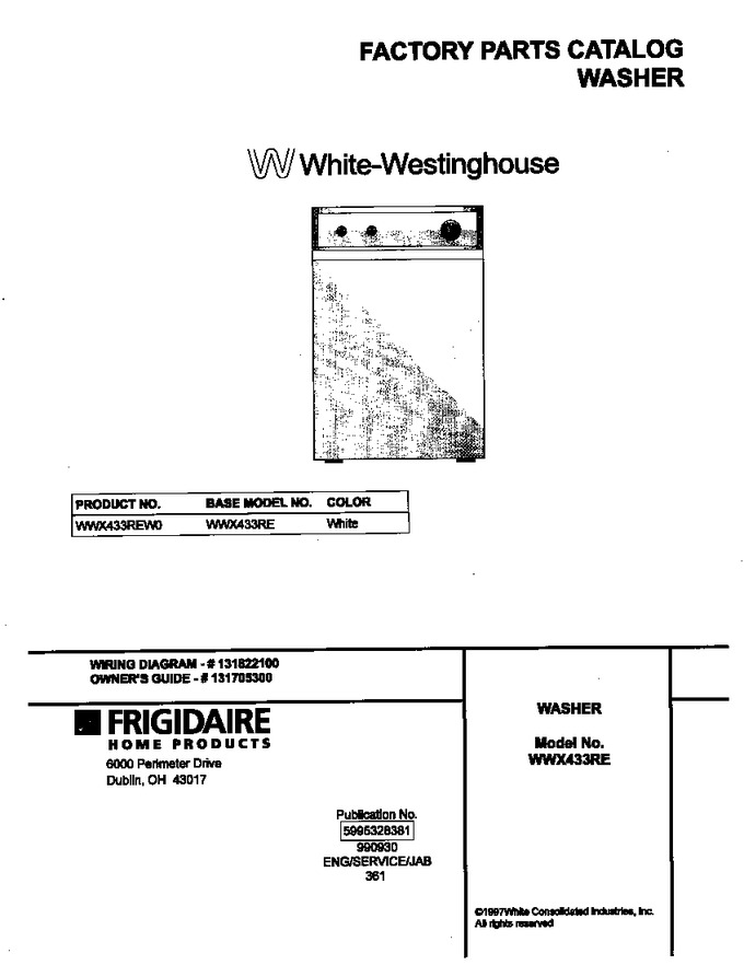 Diagram for WWX433REW0