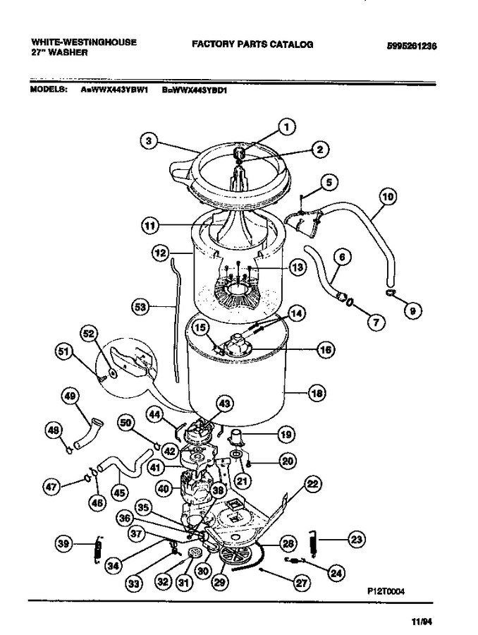 Diagram for WWX443YBW1