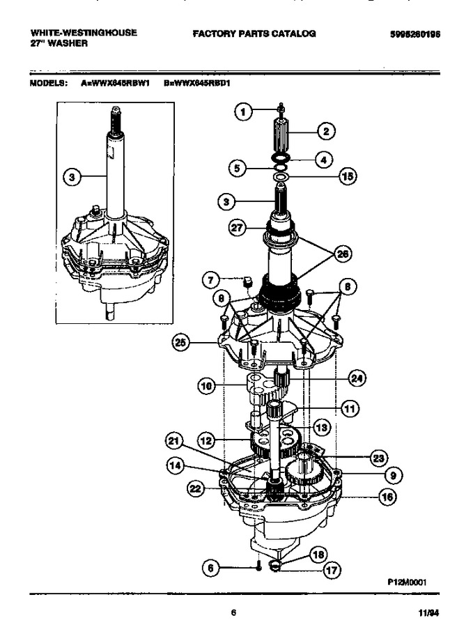 Diagram for WWX645RBW1