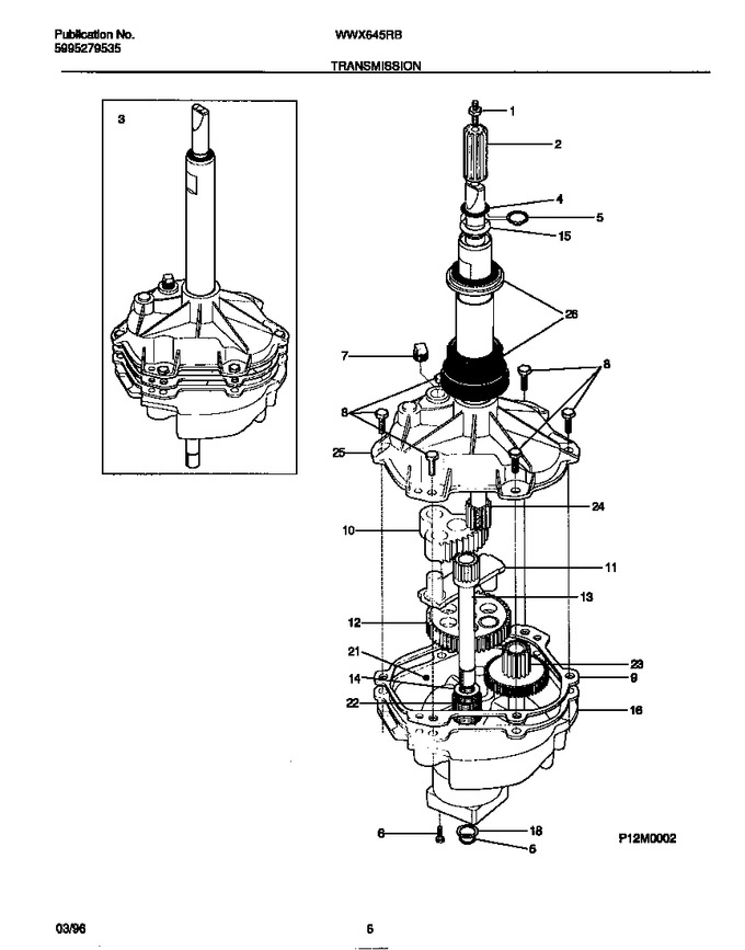 Diagram for WWX645RBW4
