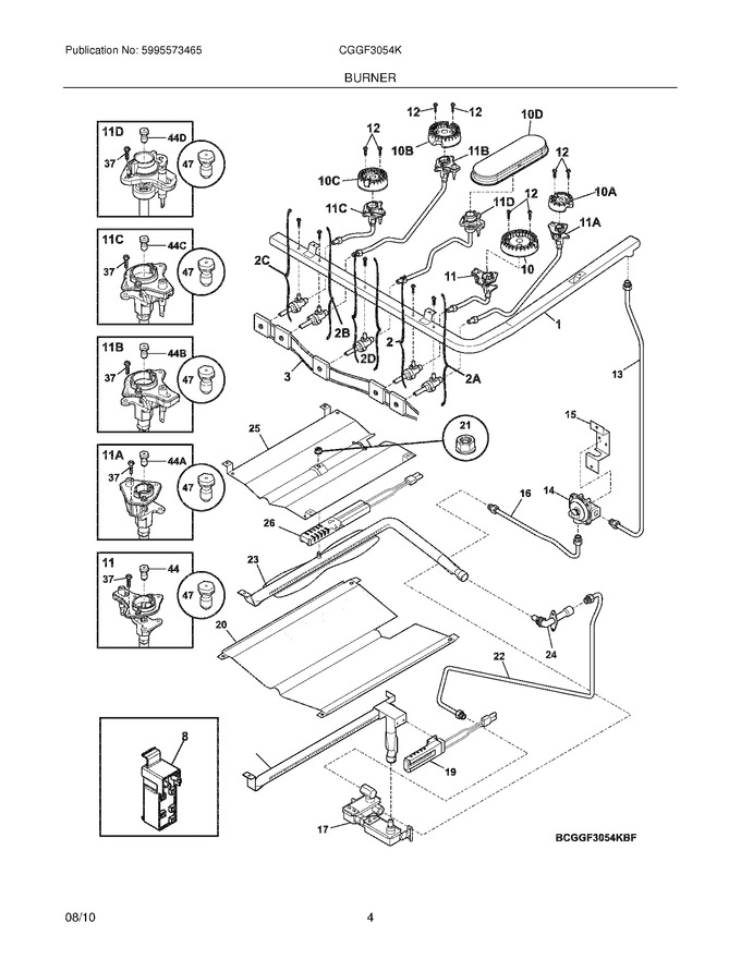 Diagram for CGGF3054KWF