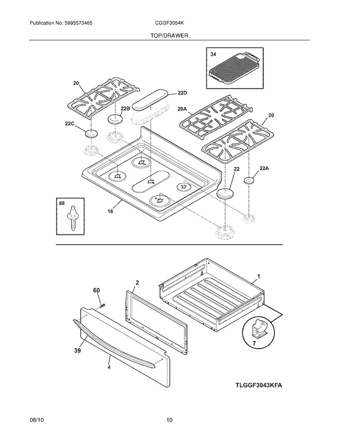 Diagram for CGGF3054KWF