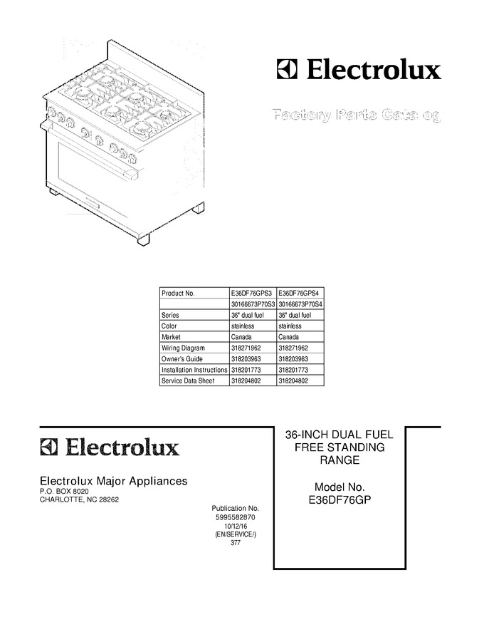 Diagram for E36DF76GPS4