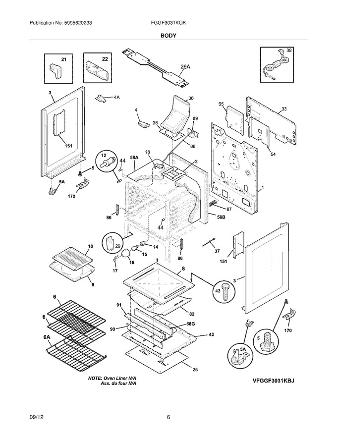 Diagram for FGGF3031KQK