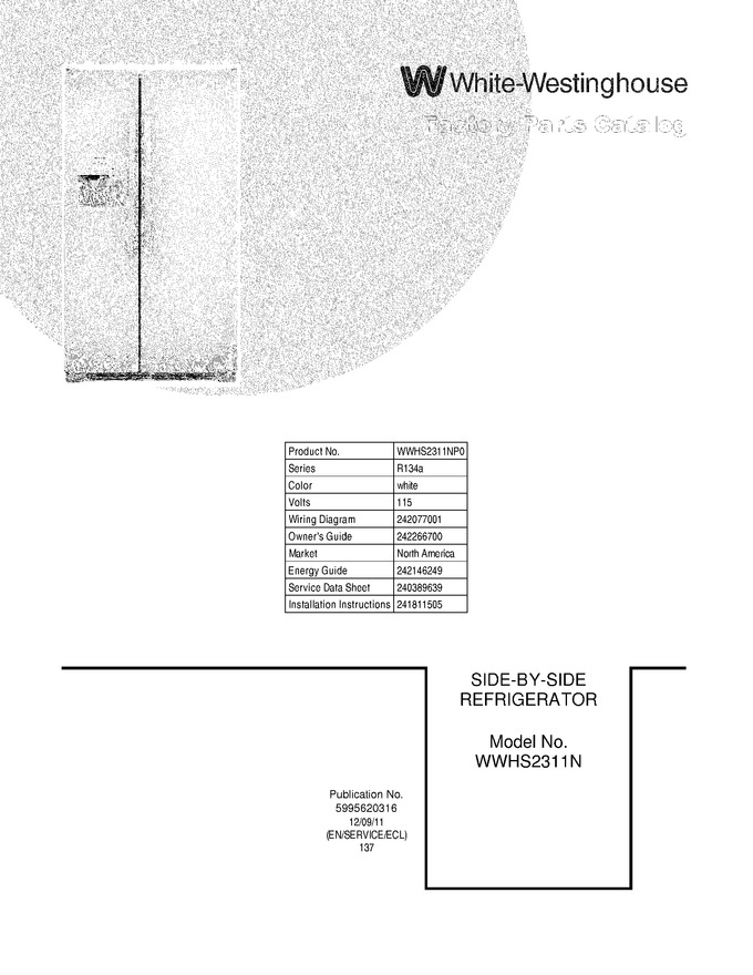 Diagram for WWHS2311NP0